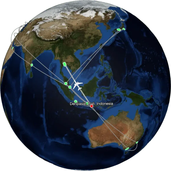 TripReel Globe Animation